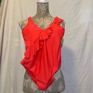 Coral One Piece Gianni Bini Swimsuit